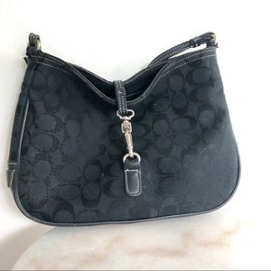 Y2K Monogrammed Coach Shoulder Bag